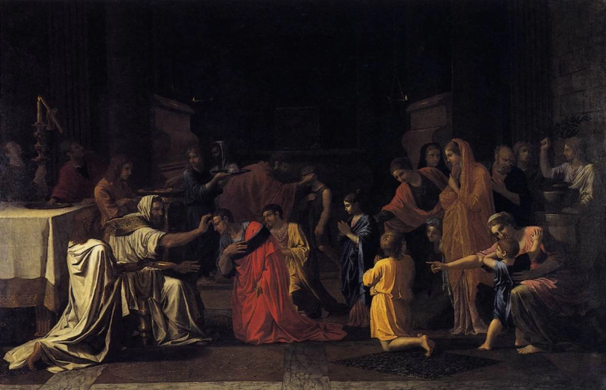 I sette sacramenti, la Confirma - National Gallery of Scotland, Edinburgh